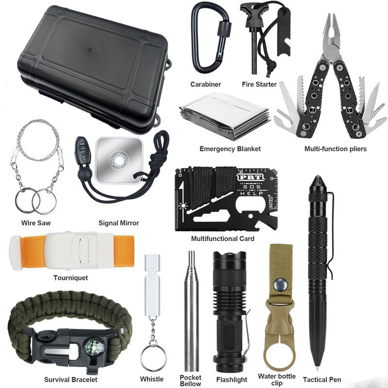Outdoor Hunting And Fishing - Kit d'outils de survie compact et