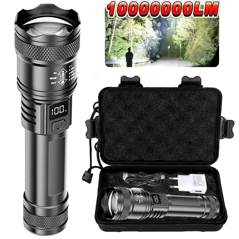 Tactical Flashlight Rechargeable - TY-908M lampe de poche LED 2000LM