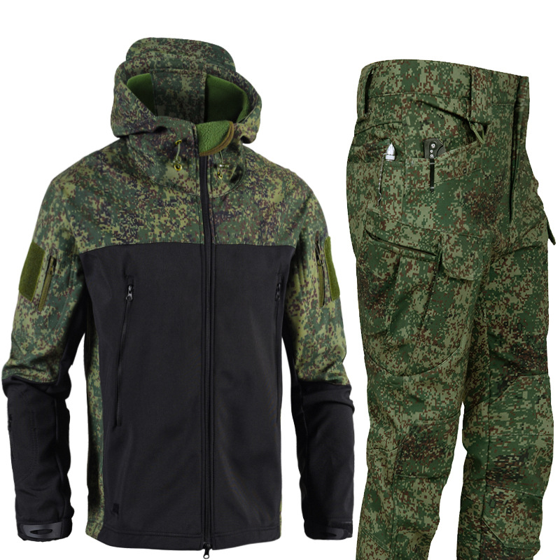Outdoor Hunting Pants Women - Ensemble veste et pantalon softshell 3-en-1