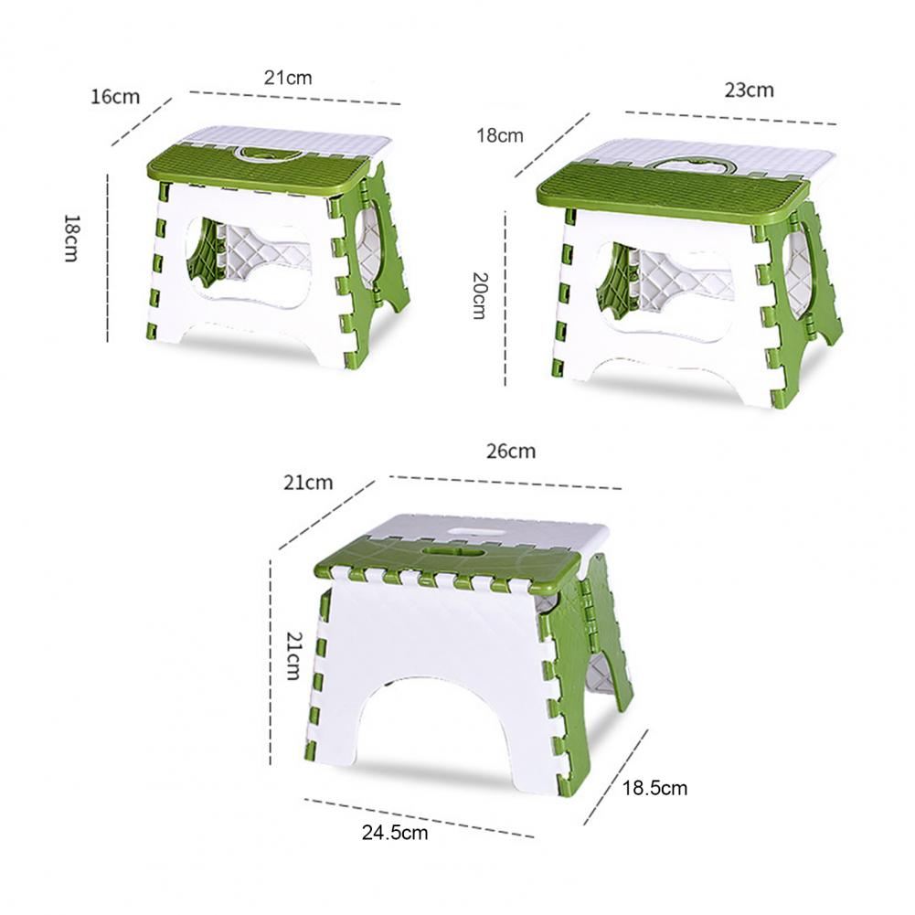 Hunting And Fishing Outdoor Chairs - Tabouret pliant en plastique avec poignée,