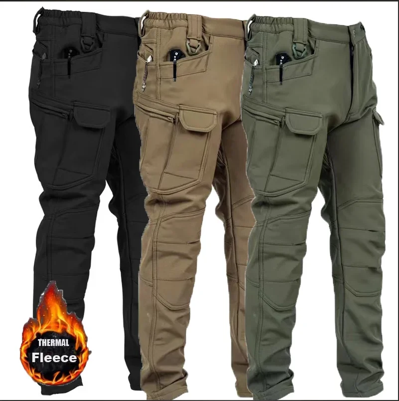 Outdoor Hunting Pants Women - Pantalon d'automne élastique Softshell pour hommes,