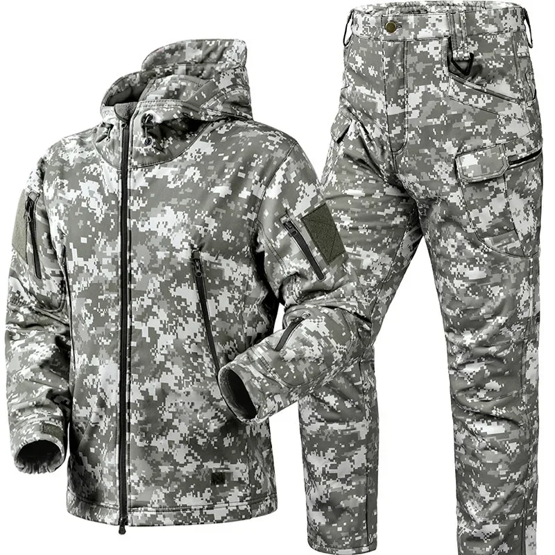Outdoor Hunting Pants Women - Veste à capuche multi-poches pour homme,