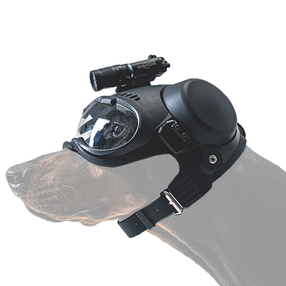 Outdoor Hunting Dogs - Casque tactique pour chien K9 avec