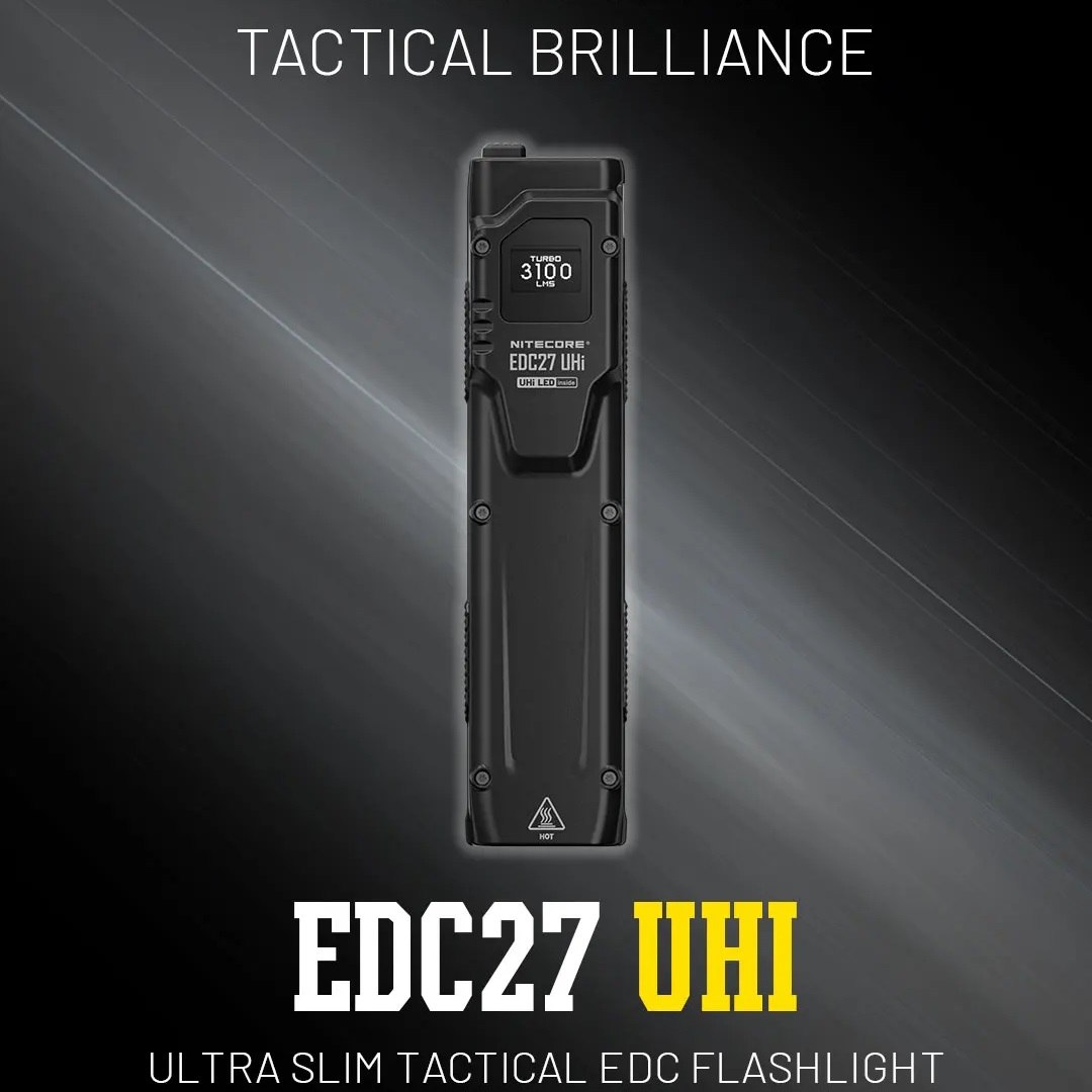Tactical Flashlight Rechargeable - Convoy UHi lampe de poche tactique