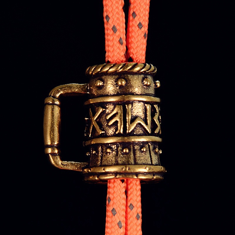 Paracord Survival Bracelet - Verre à vin Viking, couteau en