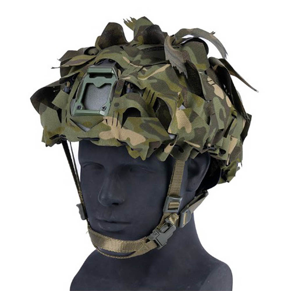 Outdoor Hunting Prints - Housse de casque tactique camouflage 3D