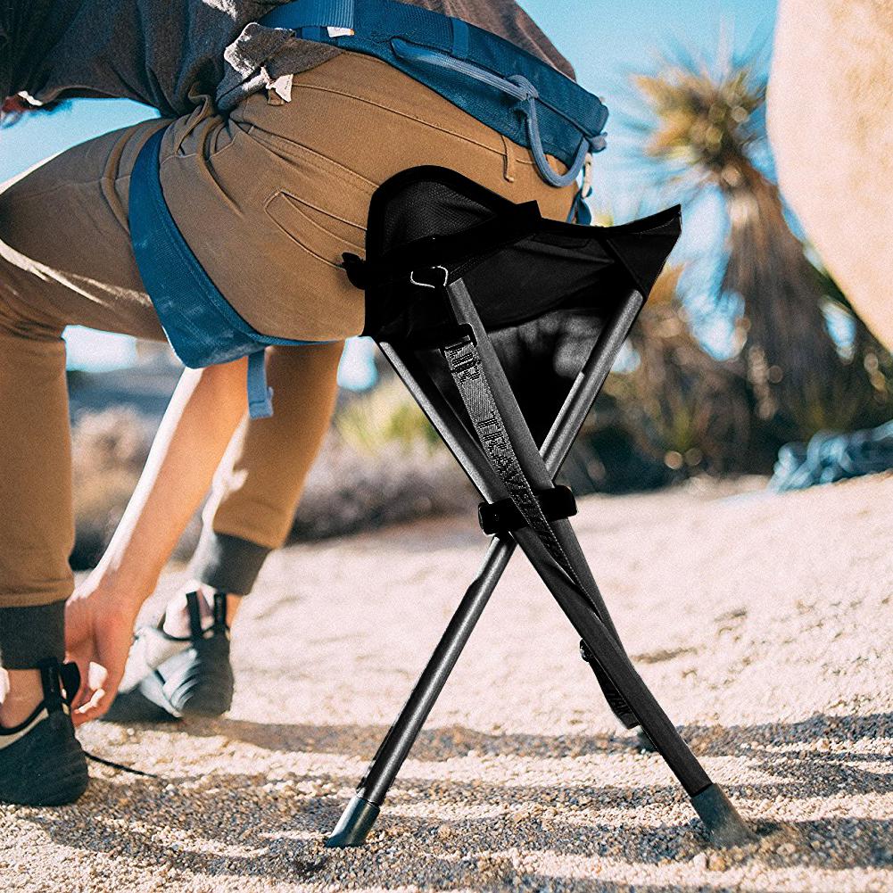 Hunting And Fishing Outdoor Chairs - Tabouret tripode portable avec étui de