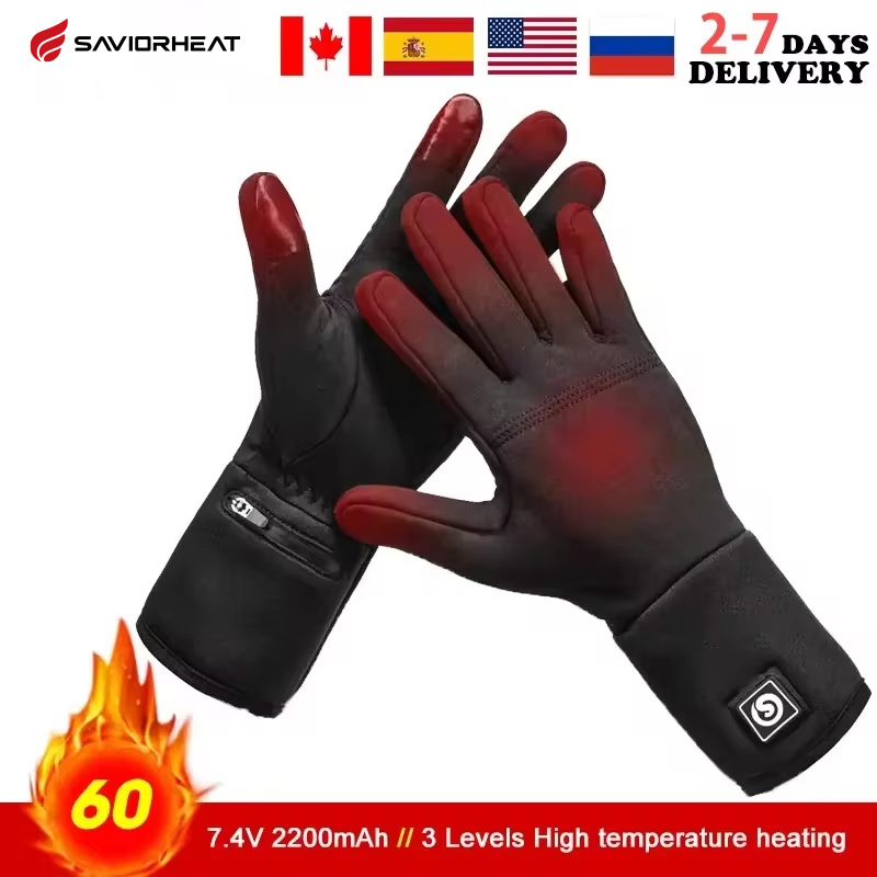 Outdoor Hunting And Fishing - Gants chauffants à doublure électrique Rechargeable,