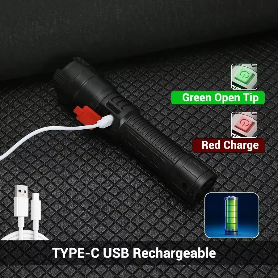 Lampes de poche Led haute puis - Tactical Flashlight Rechargeable avis et prix