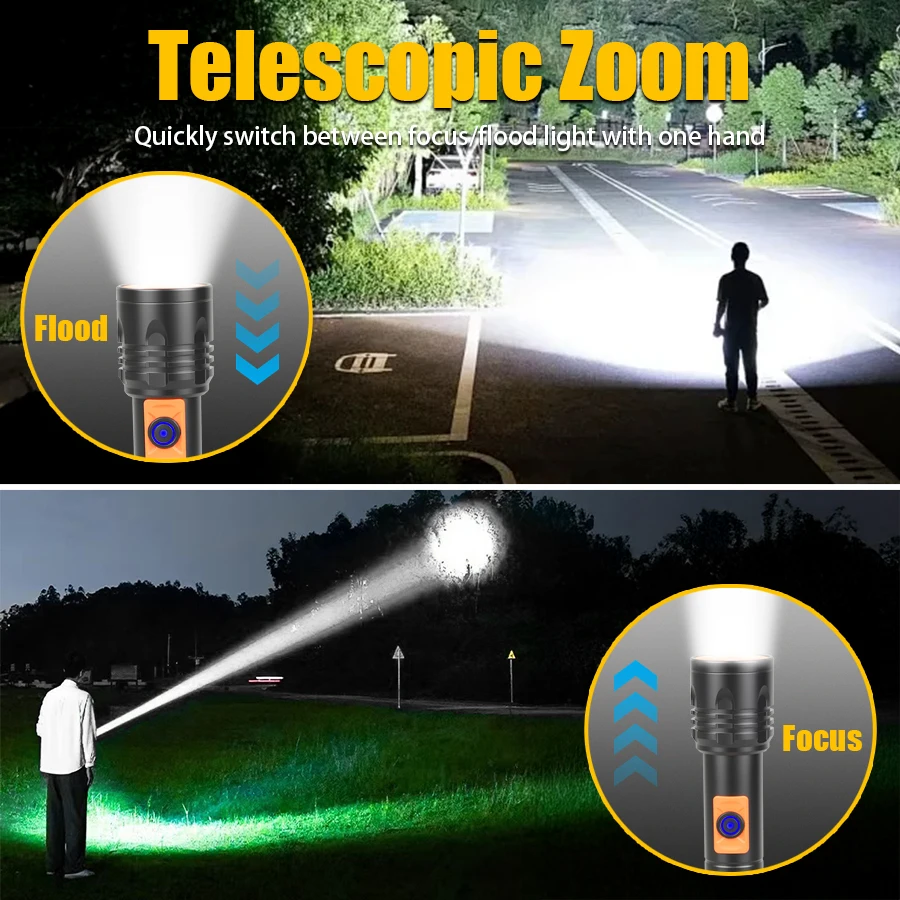 Lampe de poche LED haute puiss - Tactical Flashlight Rechargeable avis et prix