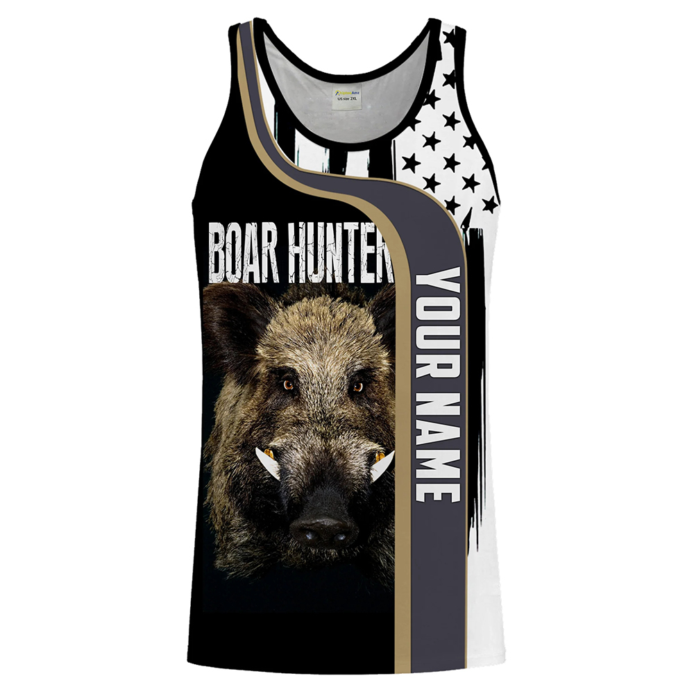 Débardeur personnalisé Boar Hu - Outdoor Hunting Dogs avis et prix
