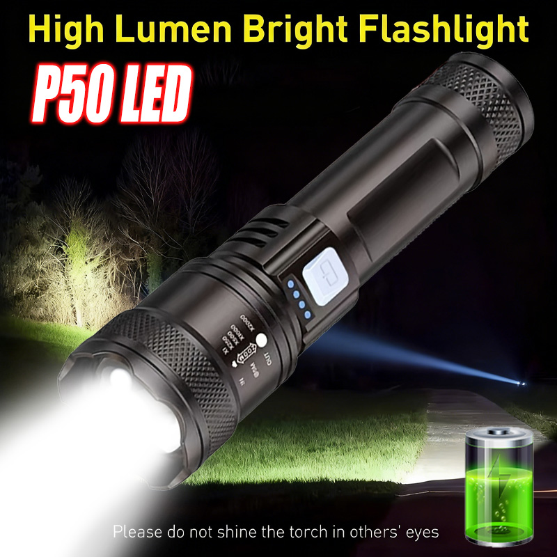 Lampe de poche LED haute puiss - Tactical Flashlight Rechargeable avis et prix