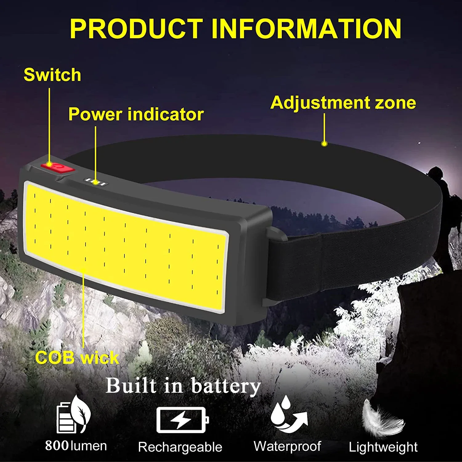 Lampes frontales LED portables - Outdoor Hunting And Fishing avis et prix