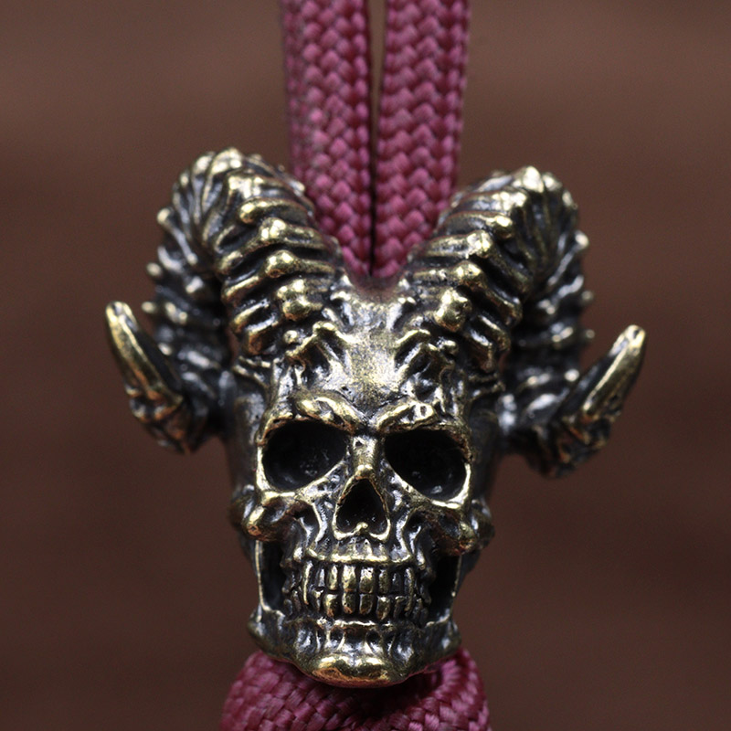 Corne de chèvre tête de crâne  - Paracord Survival Bracelet avis et prix