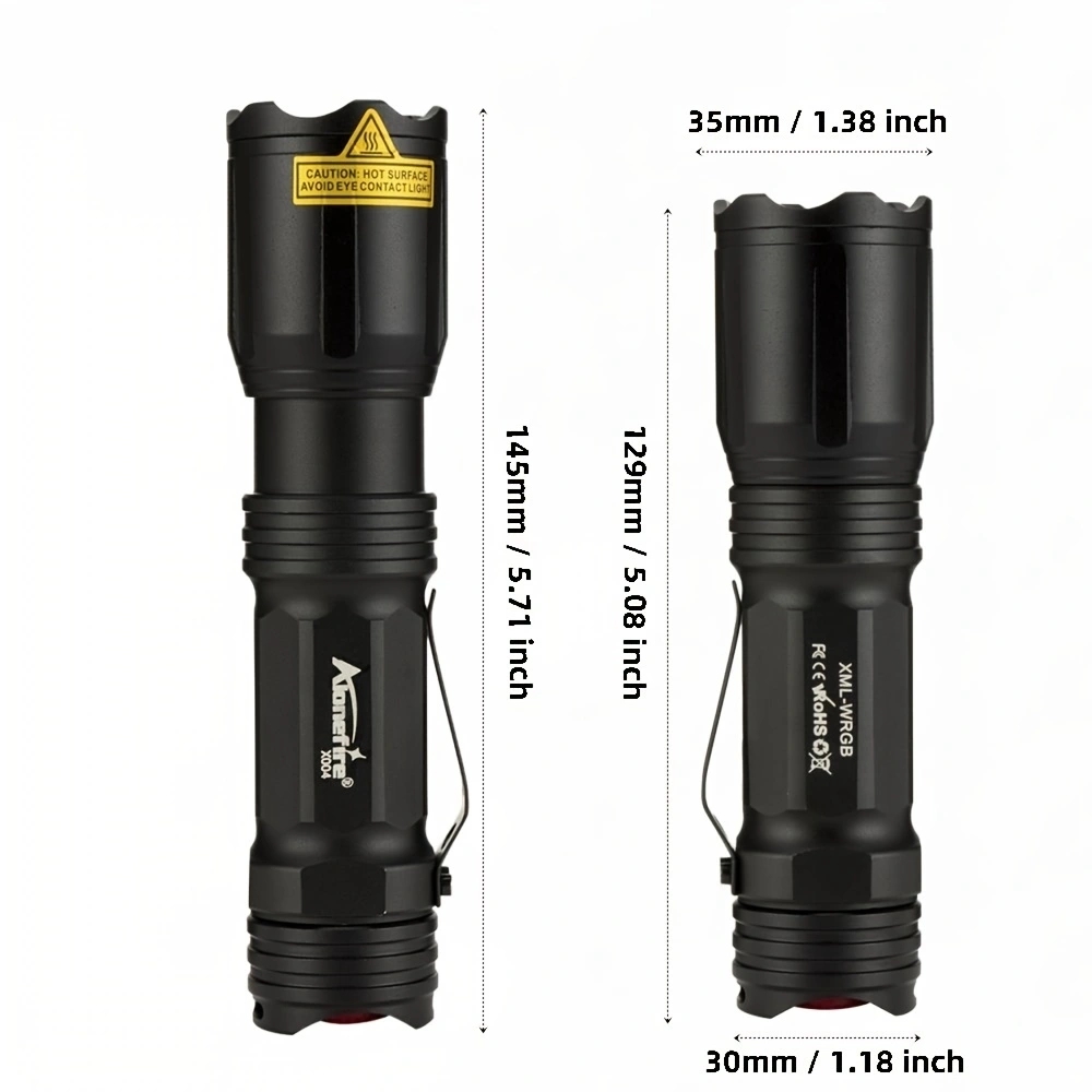 Lampe torche LED Zoom 4 couleu - Outdoor Hunting Photography avis et prix