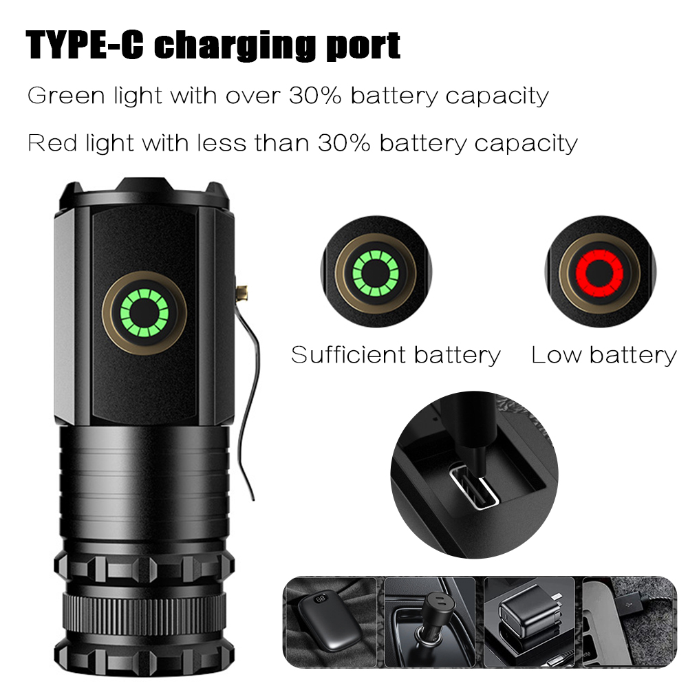 Mini lampe torche LED portable - Tactical Flashlight Rechargeable avis et prix