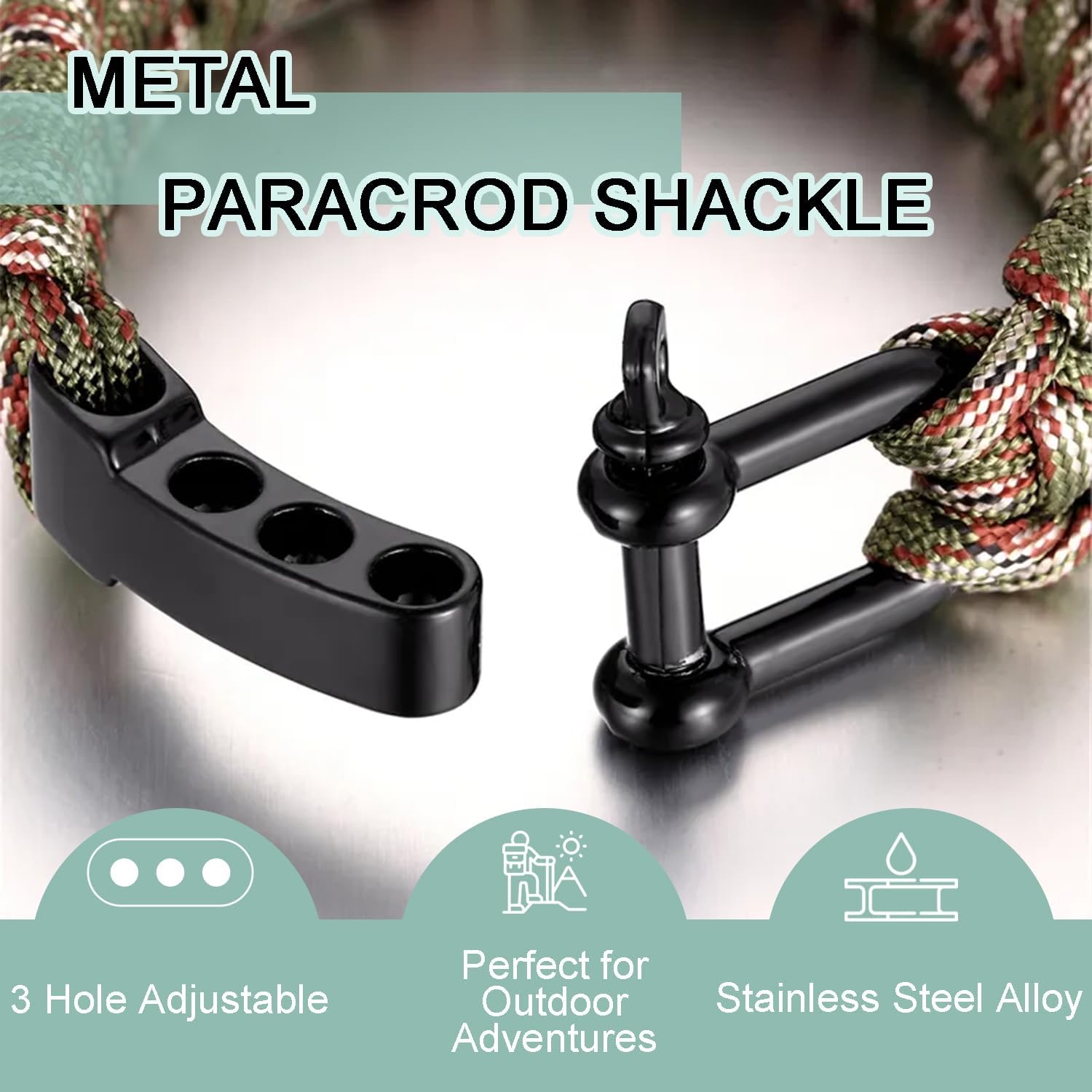 4/10 pièces Boucles de bracele - Paracord Survival Bracelet avis et prix