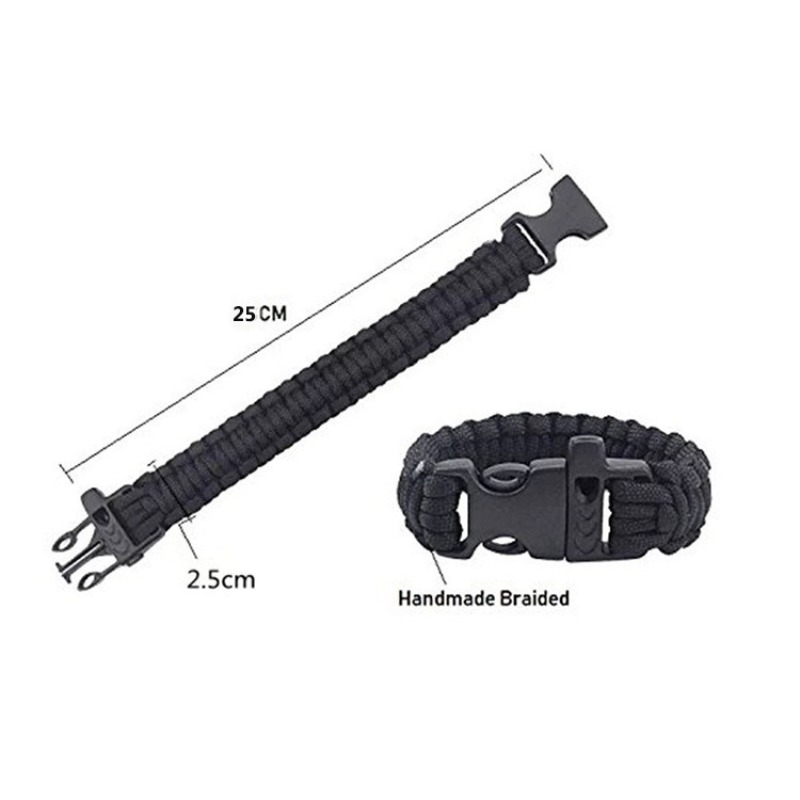 Bracelet paracorde sifflet, ti - Paracord Survival Bracelet avis et prix