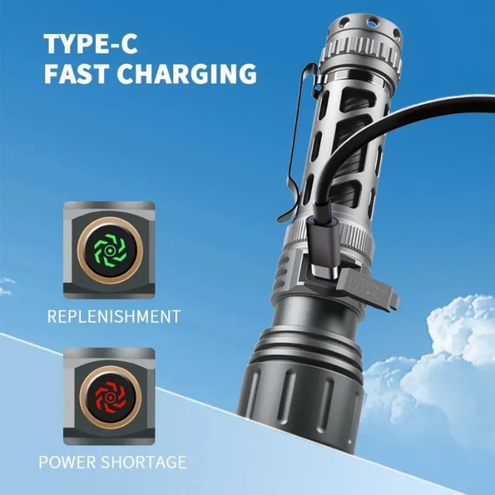 Lampe torche super lumineuse,  - Tactical Flashlight Rechargeable avis et prix