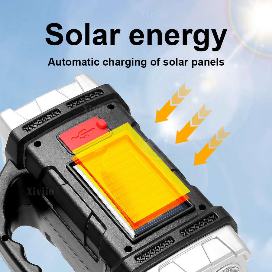 Nouvelle Lampe Torche Solaire  - Outdoor Hunting And Fishing avis et prix