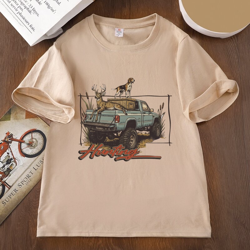 T-shirt de chasse au cerf, T-s - Outdoor Hunting Dogs avis et prix