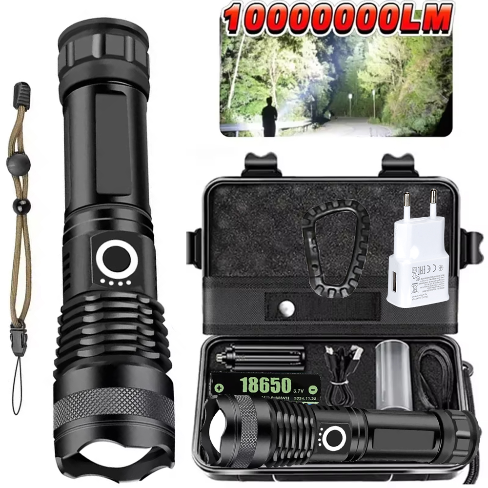 Lampe de poche LED haute puiss - Tactical Flashlight Rechargeable avis et prix