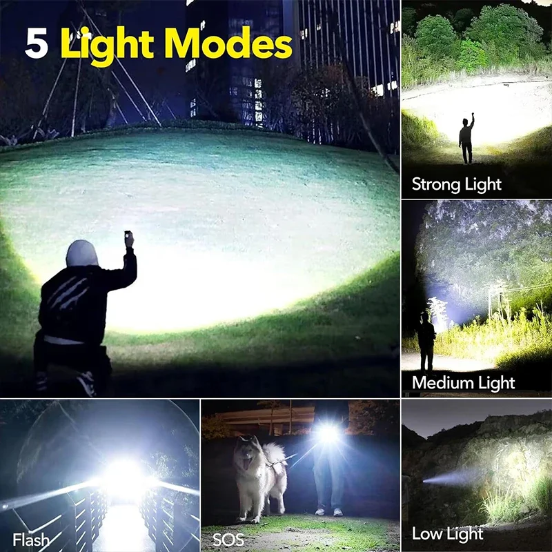 Lampe de poche LED haute puiss - Tactical Flashlight Rechargeable avis et prix
