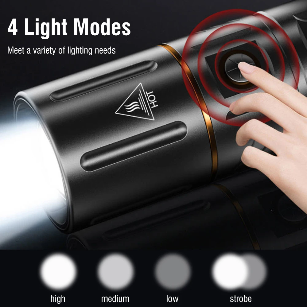 BORUiT Lampe torche LED ultra- - Outdoor Hunting And Fishing avis et prix