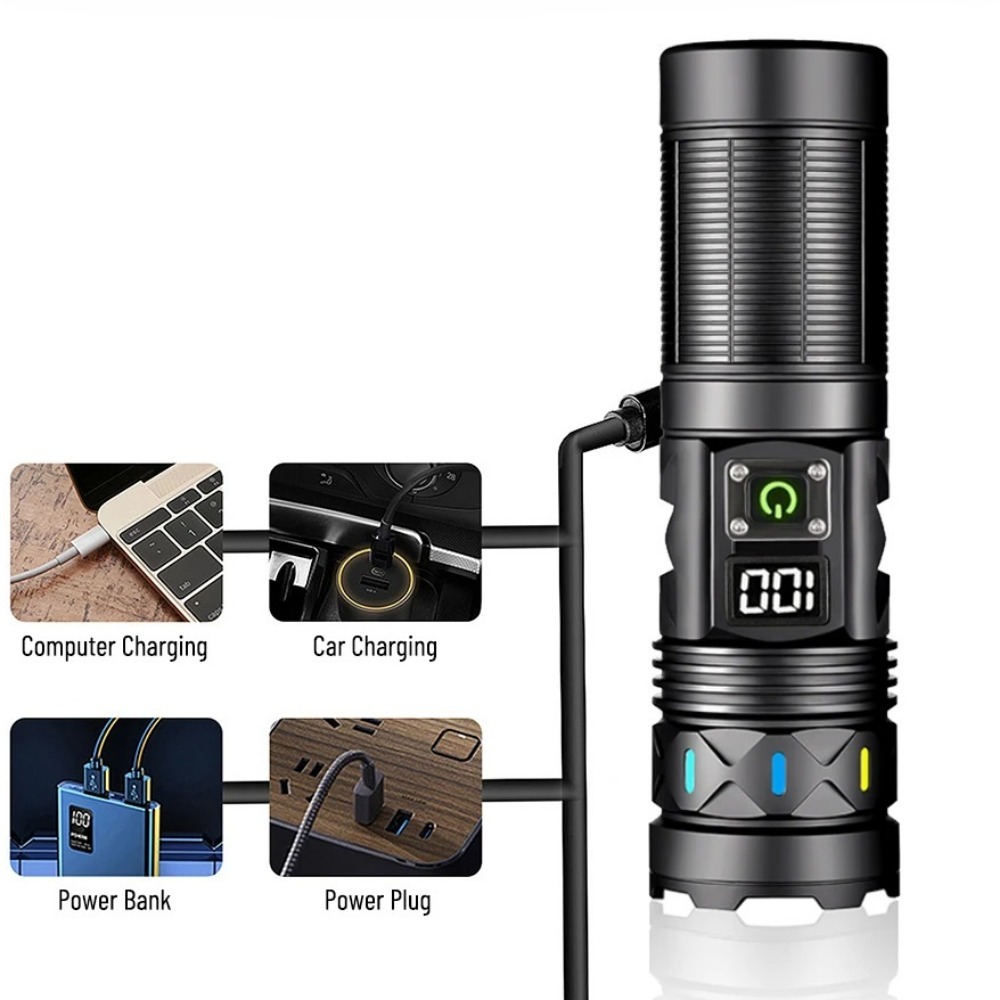 Lampe de poche LED haute puiss - Tactical Flashlight Rechargeable avis et prix