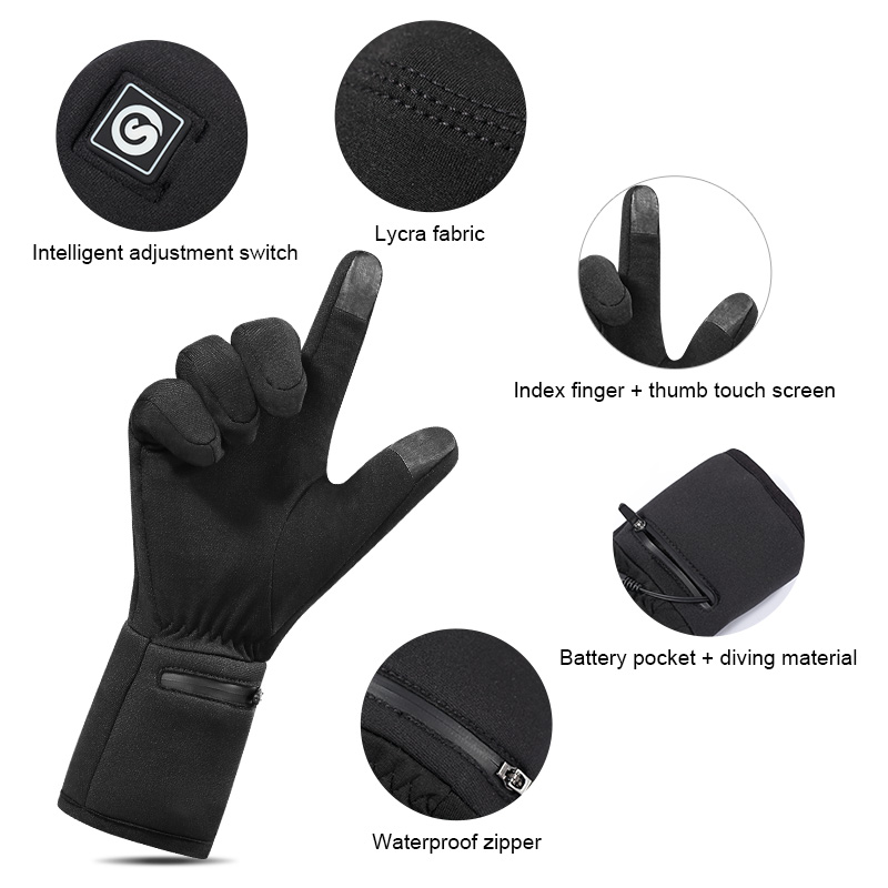 Gants chauffants à doublure él - Outdoor Hunting And Fishing avis et prix
